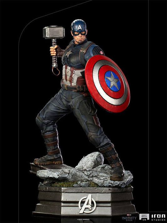 IRON STUDIO - Marvel - Avengers Infinity Saga Legacy Replica Statue 1:4 Captain America