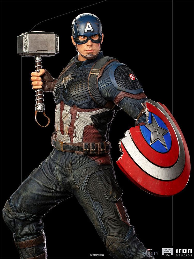 IRON STUDIO - Marvel - Avengers Infinity Saga Legacy Replica Statue 1:4 Captain America