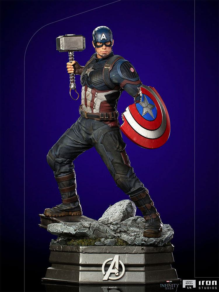 IRON STUDIO - Marvel - Avengers Infinity Saga Legacy Replica Statue 1:4 Captain America