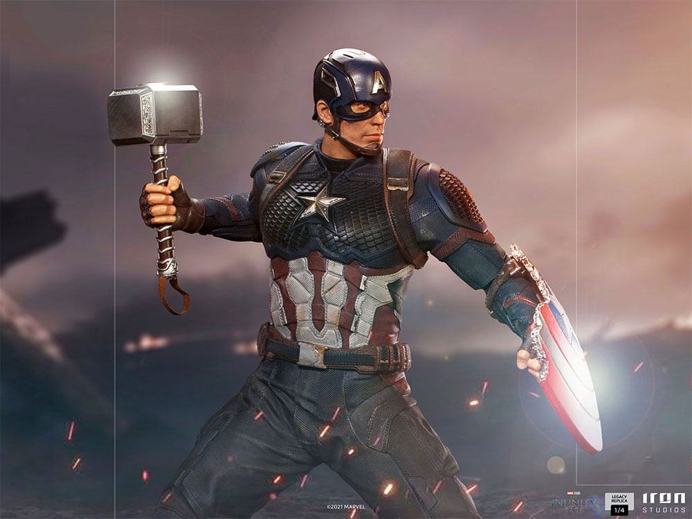 IRON STUDIO - Marvel - Avengers Infinity Saga Legacy Replica Statue 1:4 Captain America