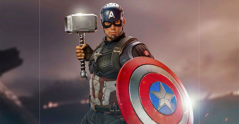IRON STUDIO - Marvel - Avengers Infinity Saga Legacy Replica Statue 1:4 Captain America