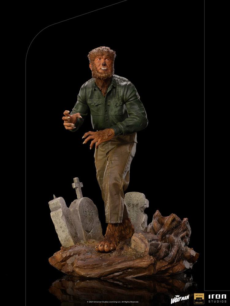 OFFERTA IRON STUDIOS - Universal Monsters Deluxe Art Scale Statue 1/10 The Wolf Man