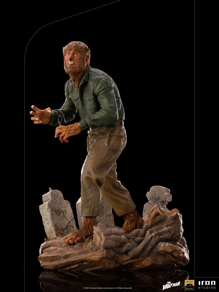 IRON STUDIO - Universal Monsters DeLuxe Art Scale Statue 1:10 The Wolf Man