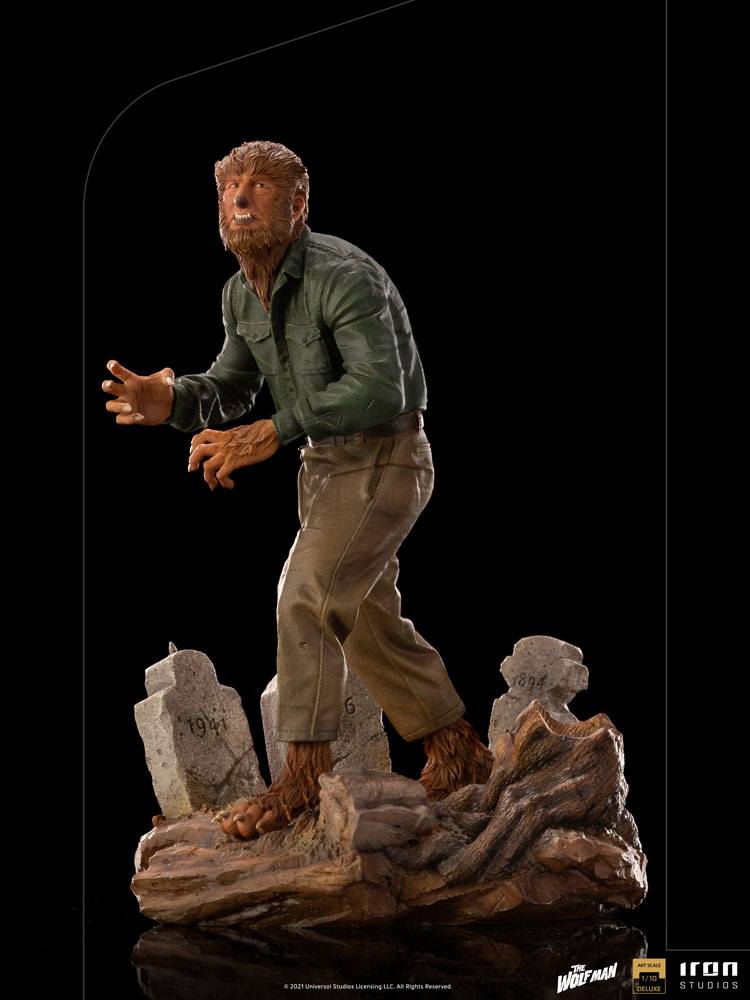 OFFERTA IRON STUDIOS - Universal Monsters Deluxe Art Scale Statue 1/10 The Wolf Man