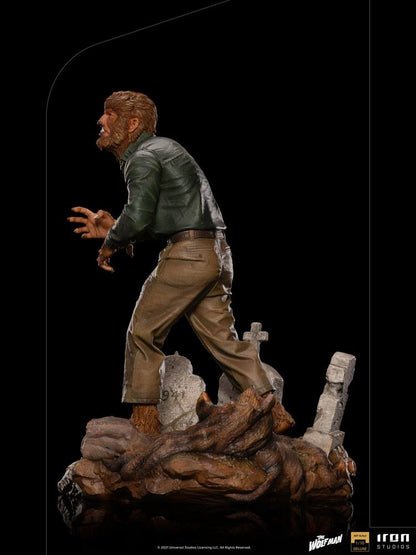 OFFERTA IRON STUDIOS - Universal Monsters Deluxe Art Scale Statue 1/10 The Wolf Man