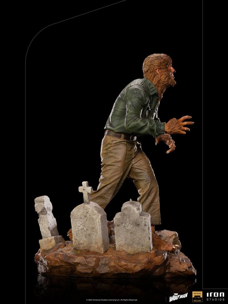 OFFERTA IRON STUDIOS - Universal Monsters Deluxe Art Scale Statue 1/10 The Wolf Man