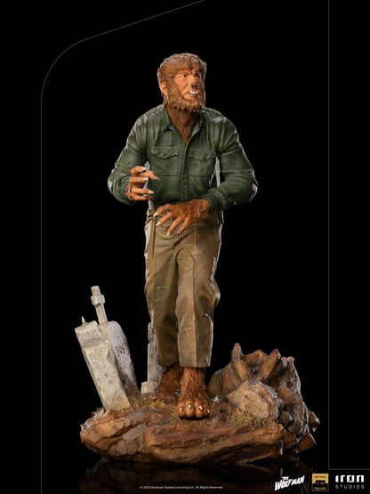 OFFERTA IRON STUDIOS - Universal Monsters Deluxe Art Scale Statue 1/10 The Wolf Man