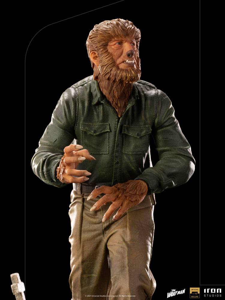 IRON STUDIO - Universal Monsters DeLuxe Art Scale Statue 1:10 The Wolf Man