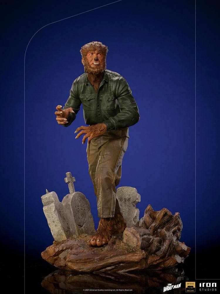 IRON STUDIO - Universal Monsters DeLuxe Art Scale Statue 1:10 The Wolf Man