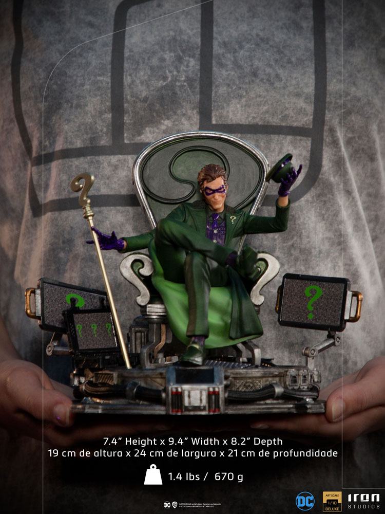 IRON STUDIO - Dc Comics - DeLuxe Art Scale Statue 1:10 The Riddler