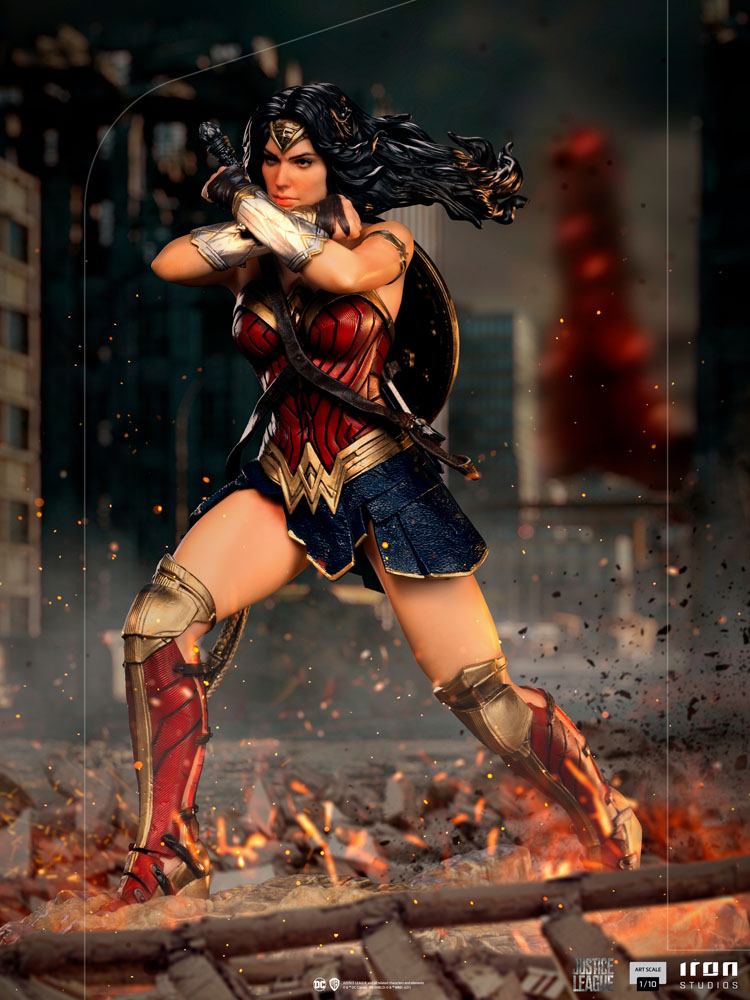 IRON STUDIO - Dc Comics - Zack Snyder's Justice League Art Scale Statue 1:10 Wonder Woman