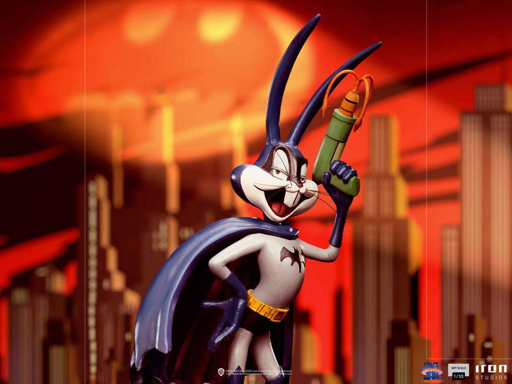 IRON STUDIO - Space Jam a New Legacy Art Scale Statue 1:10 Bugs Bunny Batman