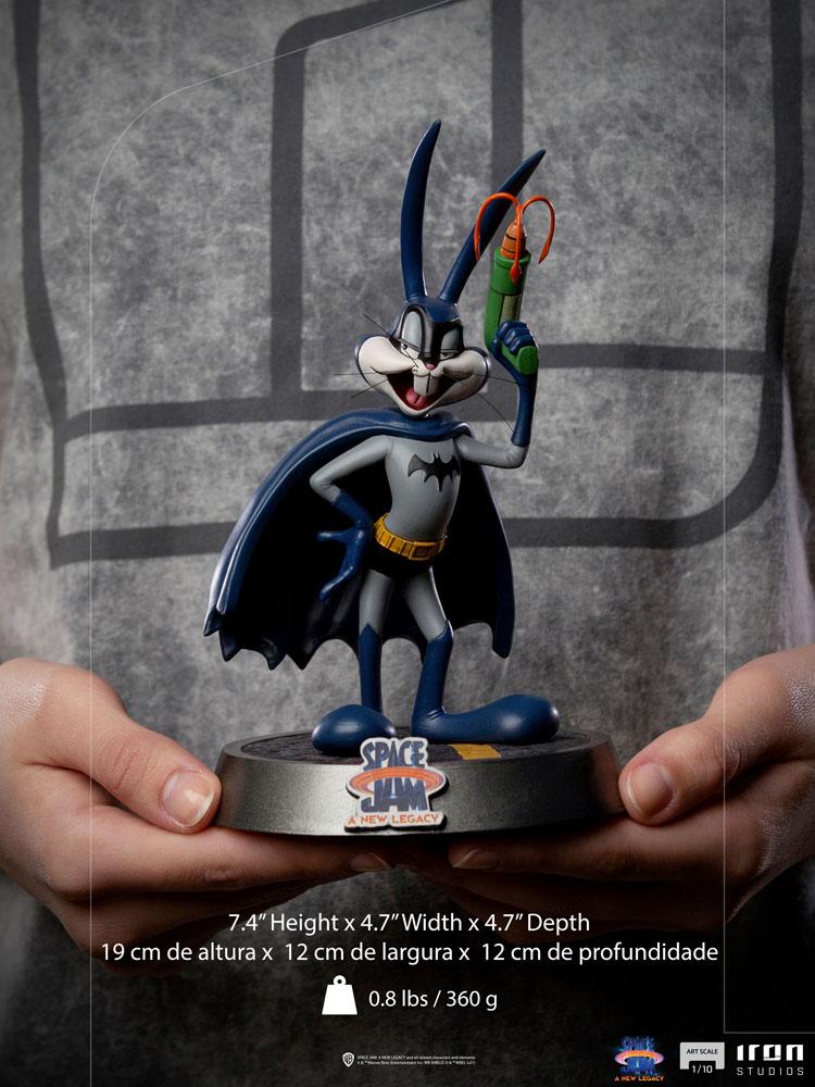IRON STUDIO - Space Jam a New Legacy Art Scale Statue 1:10 Bugs Bunny Batman