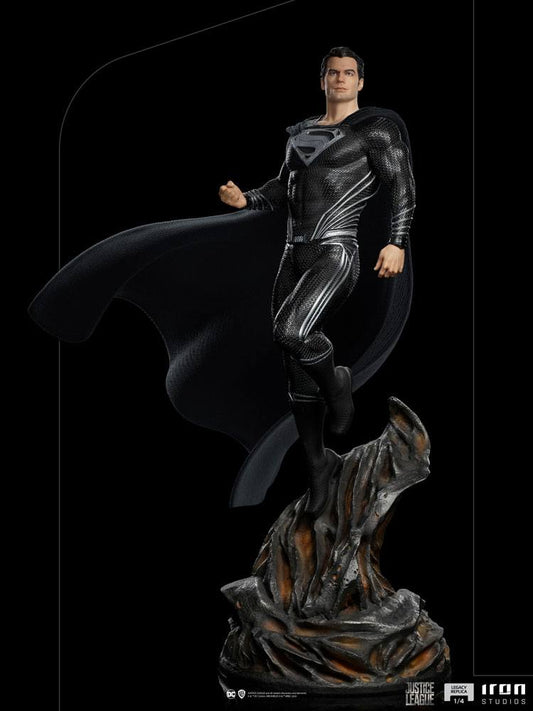 IRON STUDIO - Dc Comics - Zack Snyder's Justice League Art Scale Statue 1:4 Superman Black Suit