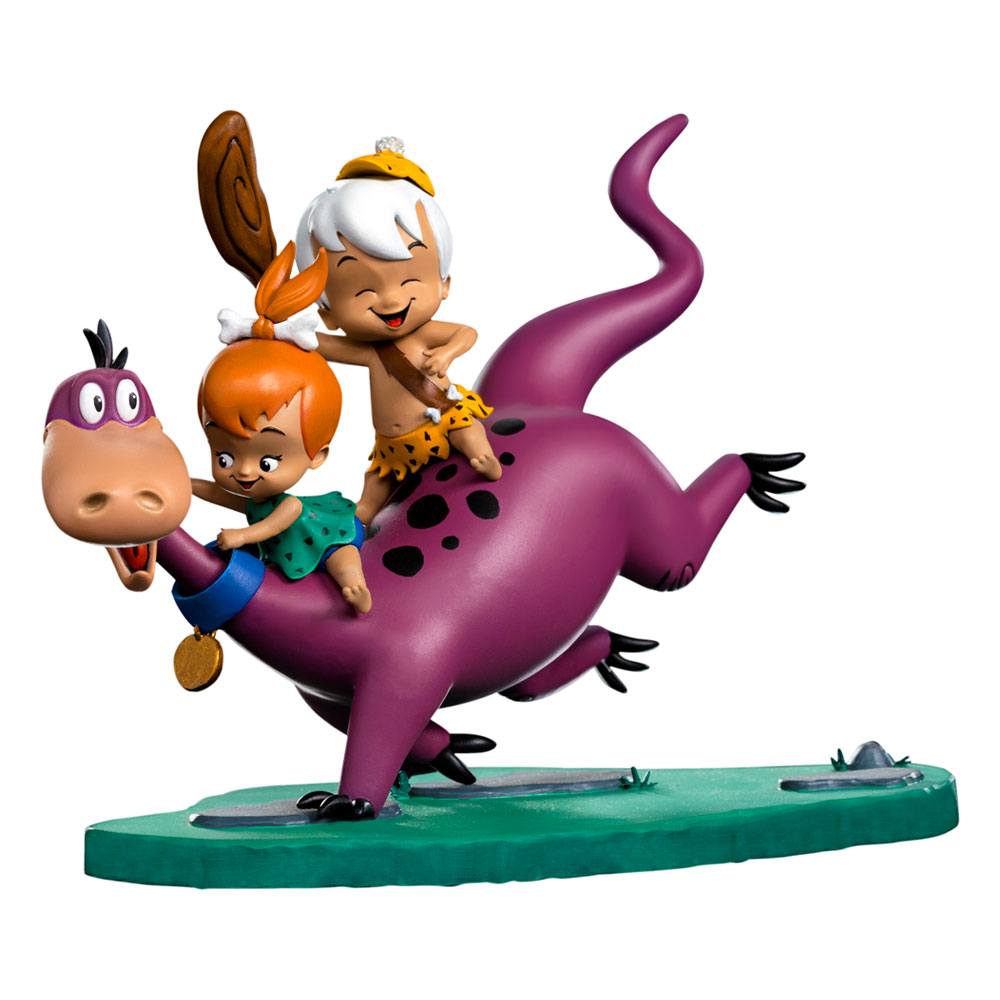 IRON STUDIO - The Flintstones Art Scale Statue 1:10 Dino, Pebbles and Bamm-Bamm