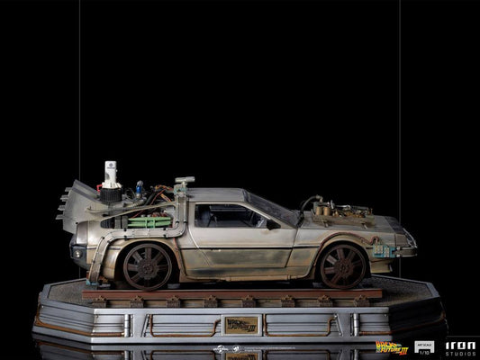 IRON STUDIO - Back to The Future III Art Scale Statue 1:10 DeLorean