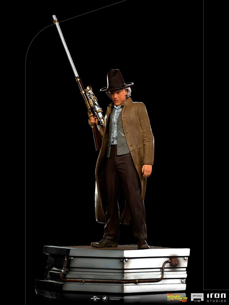 IRON STUDIO - Back to The Future III Art Scale Statue 1:10 Doc Brown