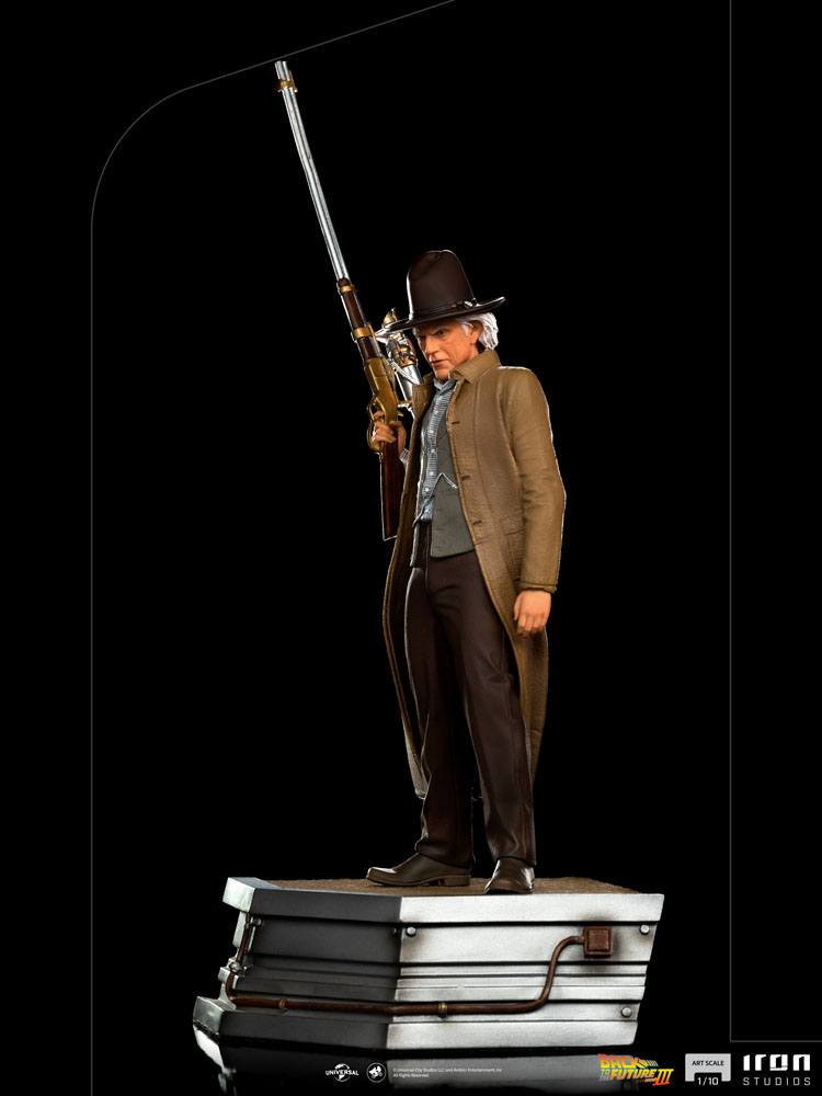 IRON STUDIO - Back to The Future III Art Scale Statue 1:10 Doc Brown