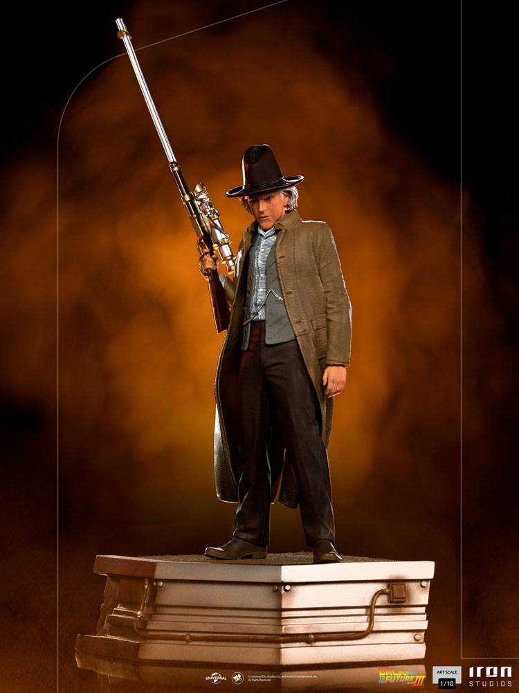 IRON STUDIO - Back to The Future III Art Scale Statue 1:10 Doc Brown