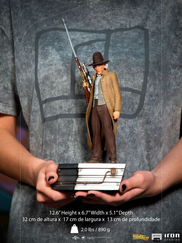 IRON STUDIO - Back to The Future III Art Scale Statue 1:10 Doc Brown