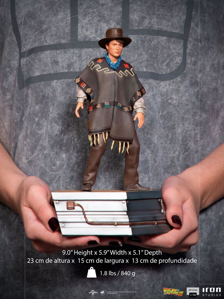 IRON STUDIO - Back to The Future III Art Scale Statue 1:10 Marty McFly