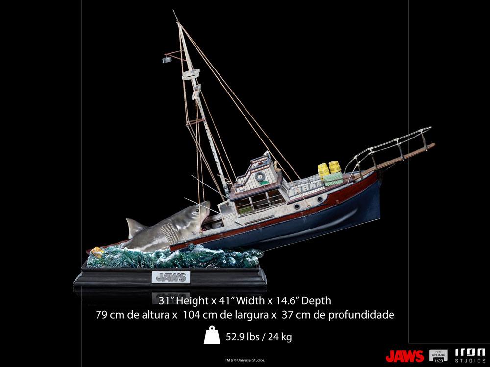 IRON STUDIOS - Jaws Demi Art Scale Statue 1/20 Jaws Attack