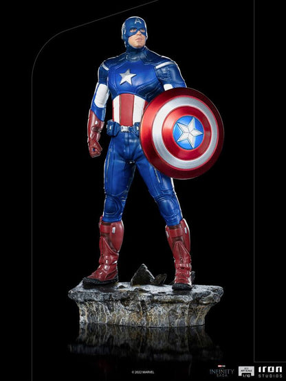 IRON STUDIO - Marvel - The Infinity Saga BDS Art Scale Statue 1:10 Captain America Battle of NY