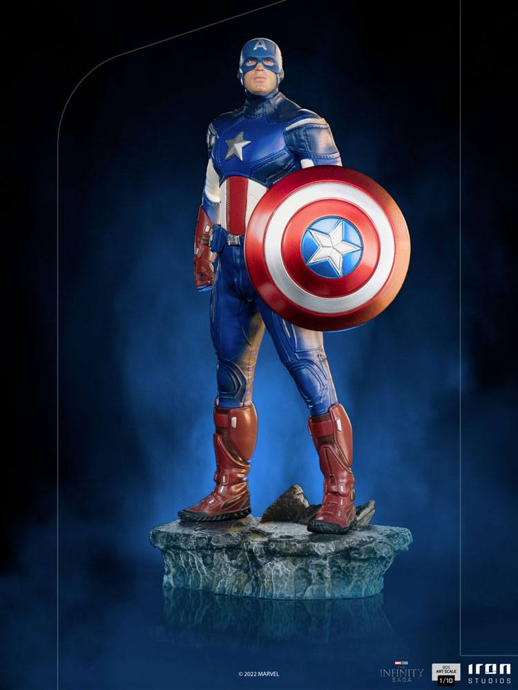 IRON STUDIO - Marvel - The Infinity Saga BDS Art Scale Statue 1:10 Captain America Battle of NY