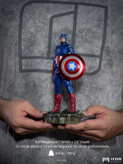 IRON STUDIO - Marvel - The Infinity Saga BDS Art Scale Statue 1:10 Captain America Battle of NY