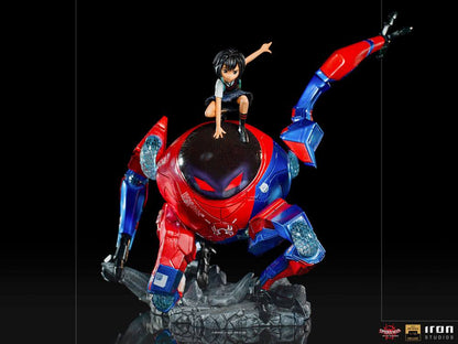 IRON STUDIO - Marvel - Spider-Man Into The Spider-Verse BDS Art Scale DeLuxe Statue 1:10 Peni Parker & Sp