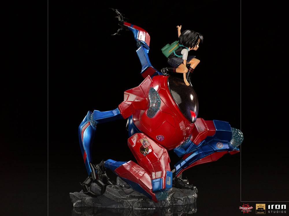 IRON STUDIO - Marvel - Spider-Man Into The Spider-Verse BDS Art Scale DeLuxe Statue 1:10 Peni Parker & Sp