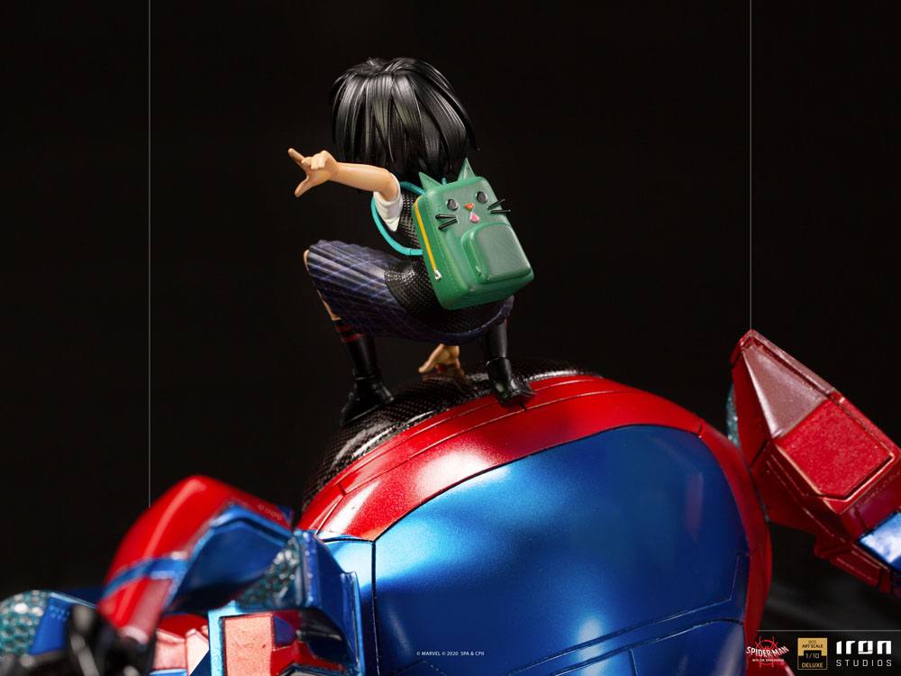 IRON STUDIO - Marvel - Spider-Man Into The Spider-Verse BDS Art Scale DeLuxe Statue 1:10 Peni Parker & Sp