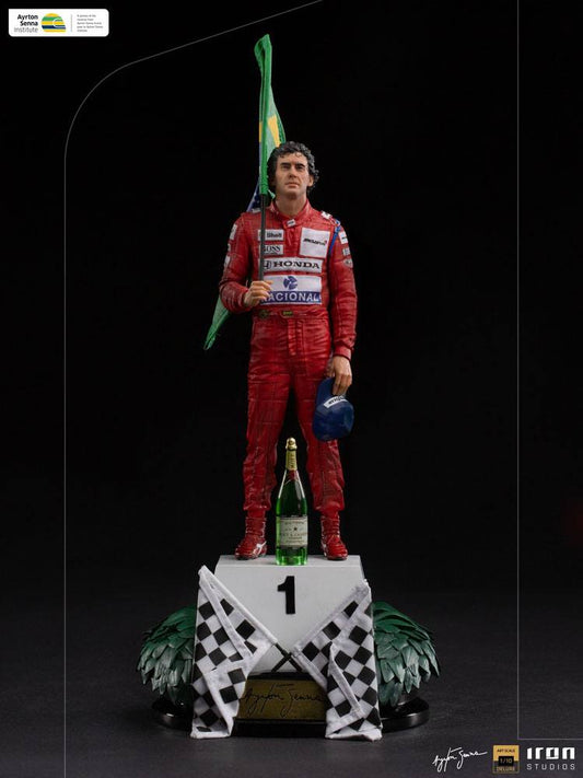 IRON STUDIO - Ayrton Senna Art Scale Statue 1:10 Ayrton Senna (GP Brazil 1991)