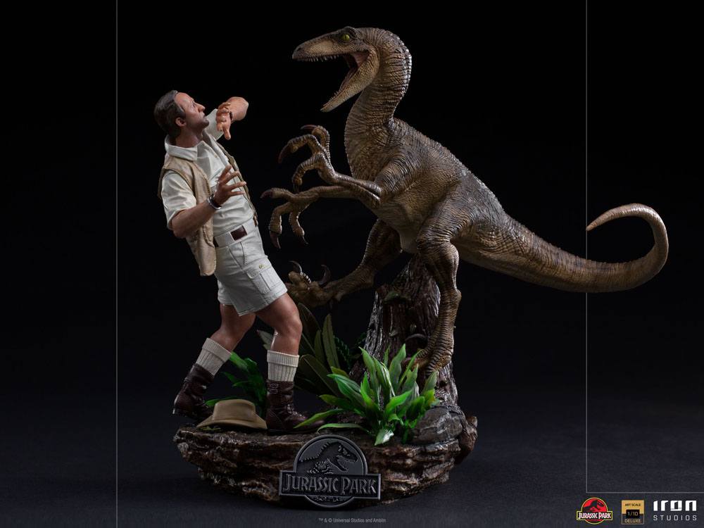 IRON STUDIO - Jurassic Park DeLuxe Art Scale Statue 1:10 Clever Girl