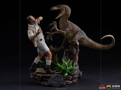 IRON STUDIO - Jurassic Park DeLuxe Art Scale Statue 1:10 Clever Girl