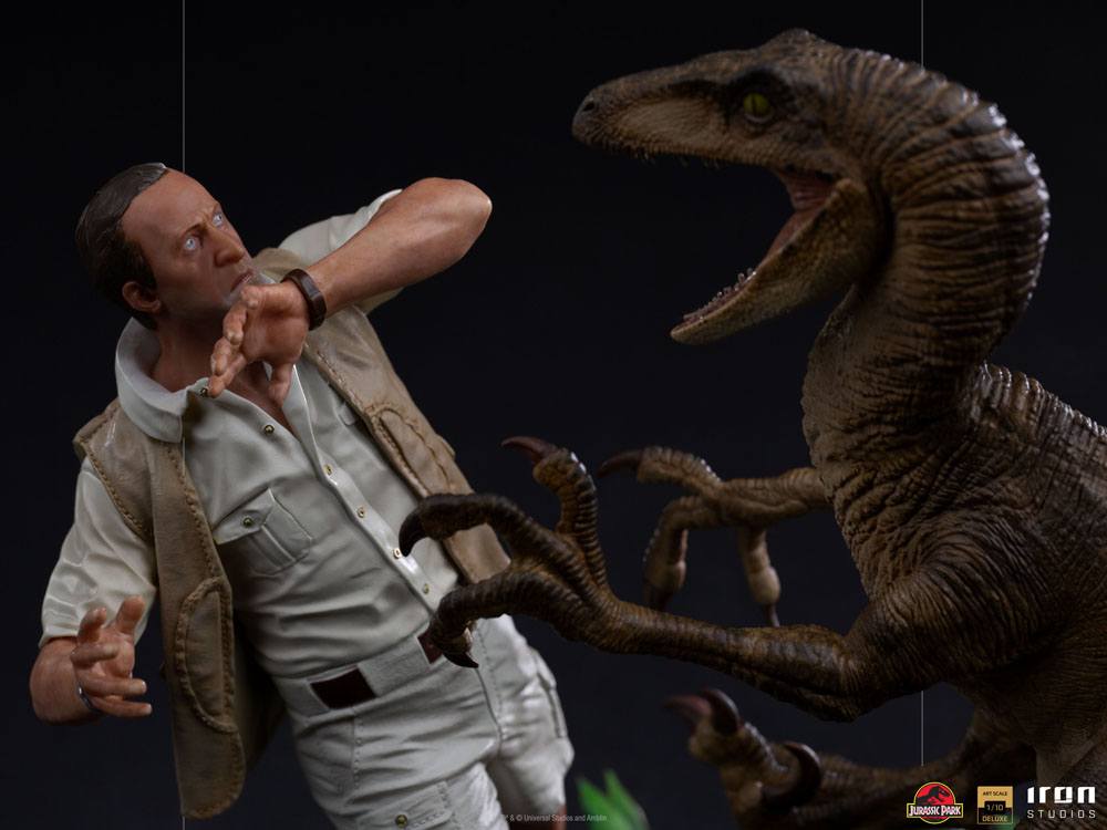 IRON STUDIO - Jurassic Park DeLuxe Art Scale Statue 1:10 Clever Girl