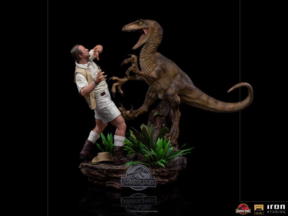 IRON STUDIO - Jurassic Park DeLuxe Art Scale Statue 1:10 Clever Girl
