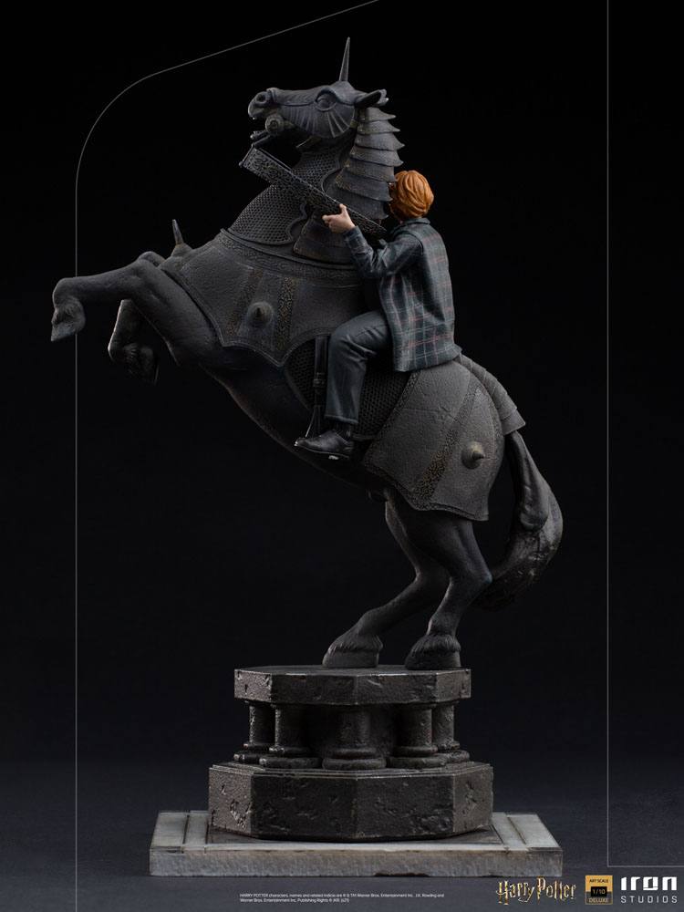 IRON STUDIO - Harry Potter DeLuxe Art Scale Statue 1:10 Ron Weasley at The Wizard Chess