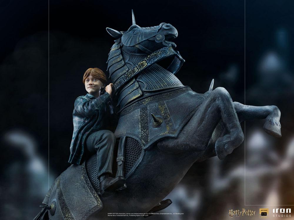 IRON STUDIO - Harry Potter DeLuxe Art Scale Statue 1:10 Ron Weasley at The Wizard Chess