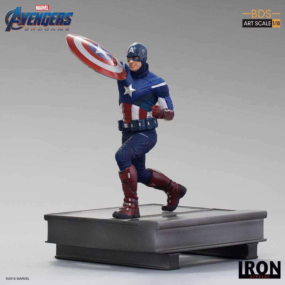 IRON STUDIO - Marvel - Avengers Endgame BDS Art Scale Statue 1:10 Captain America 21 cm