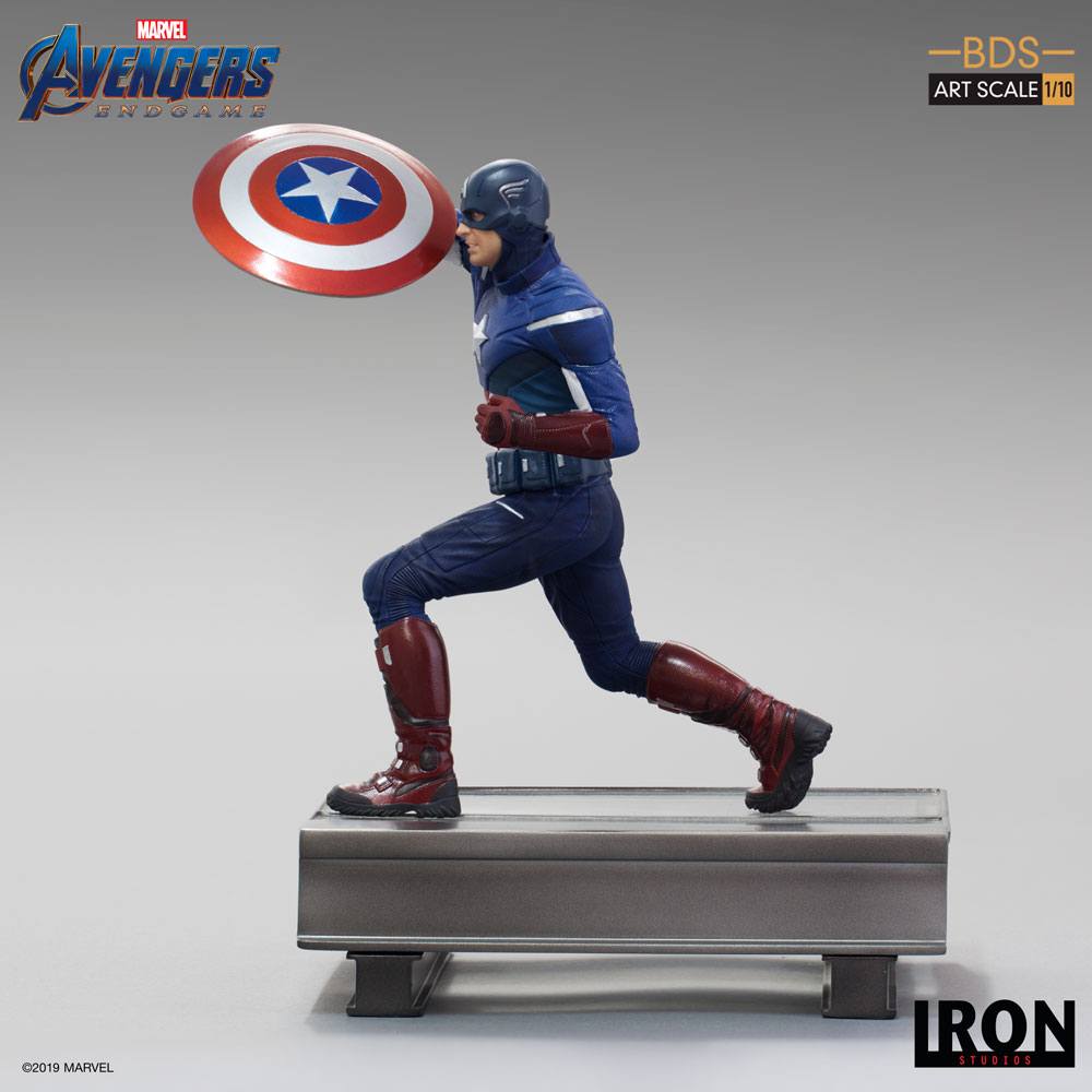 IRON STUDIO - Marvel - Avengers Endgame BDS Art Scale Statue 1:10 Captain America 21 cm