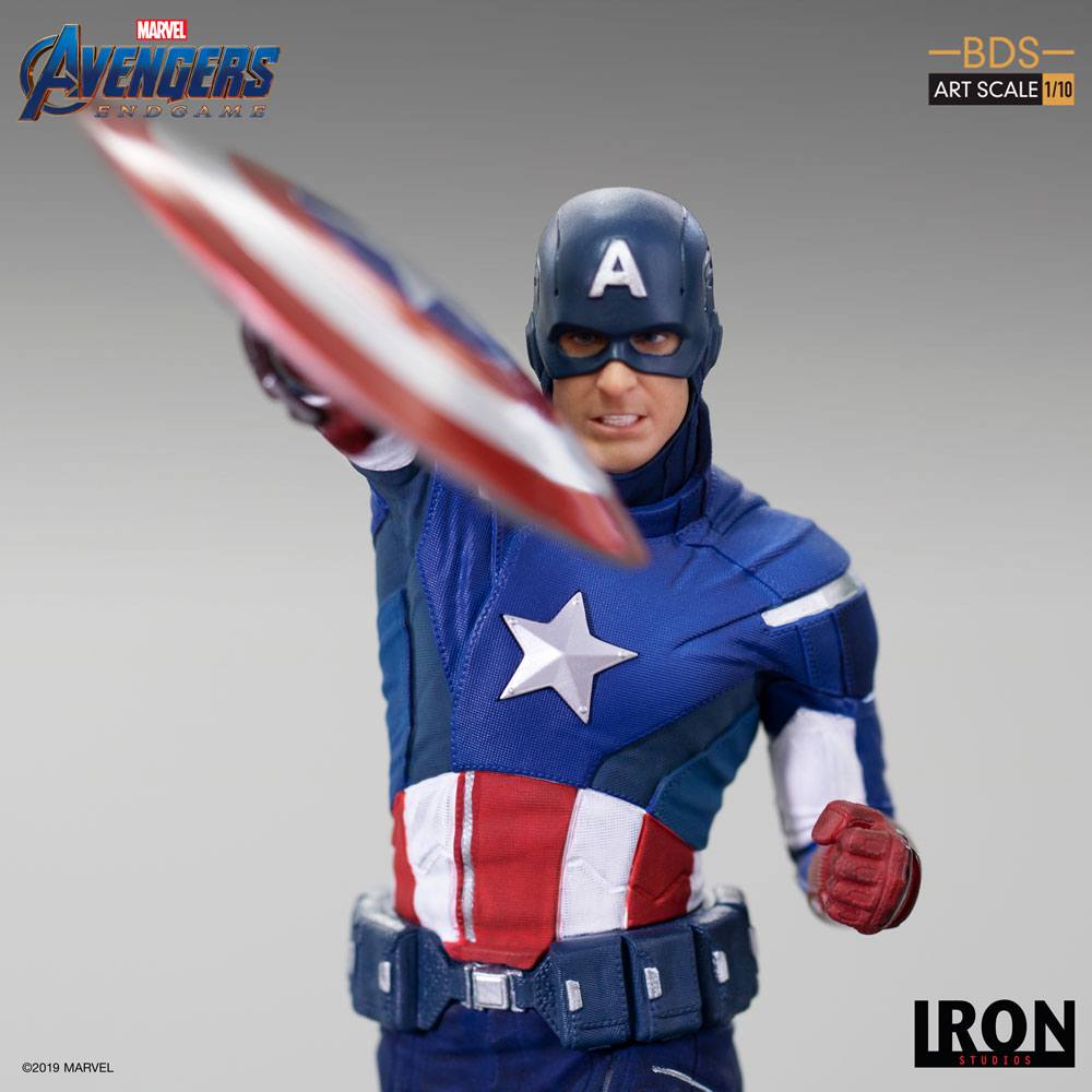 IRON STUDIO - Marvel - Avengers Endgame BDS Art Scale Statue 1:10 Captain America 21 cm