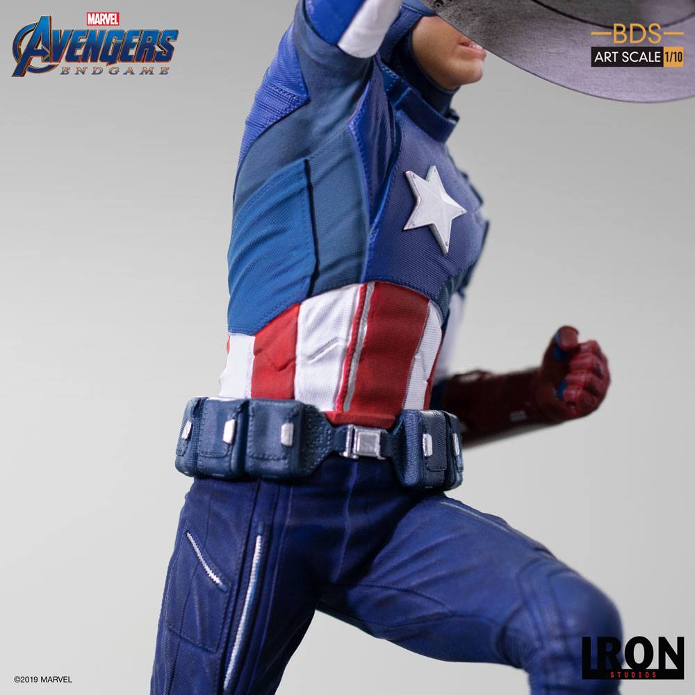 IRON STUDIO - Marvel - Avengers Endgame BDS Art Scale Statue 1:10 Captain America 21 cm