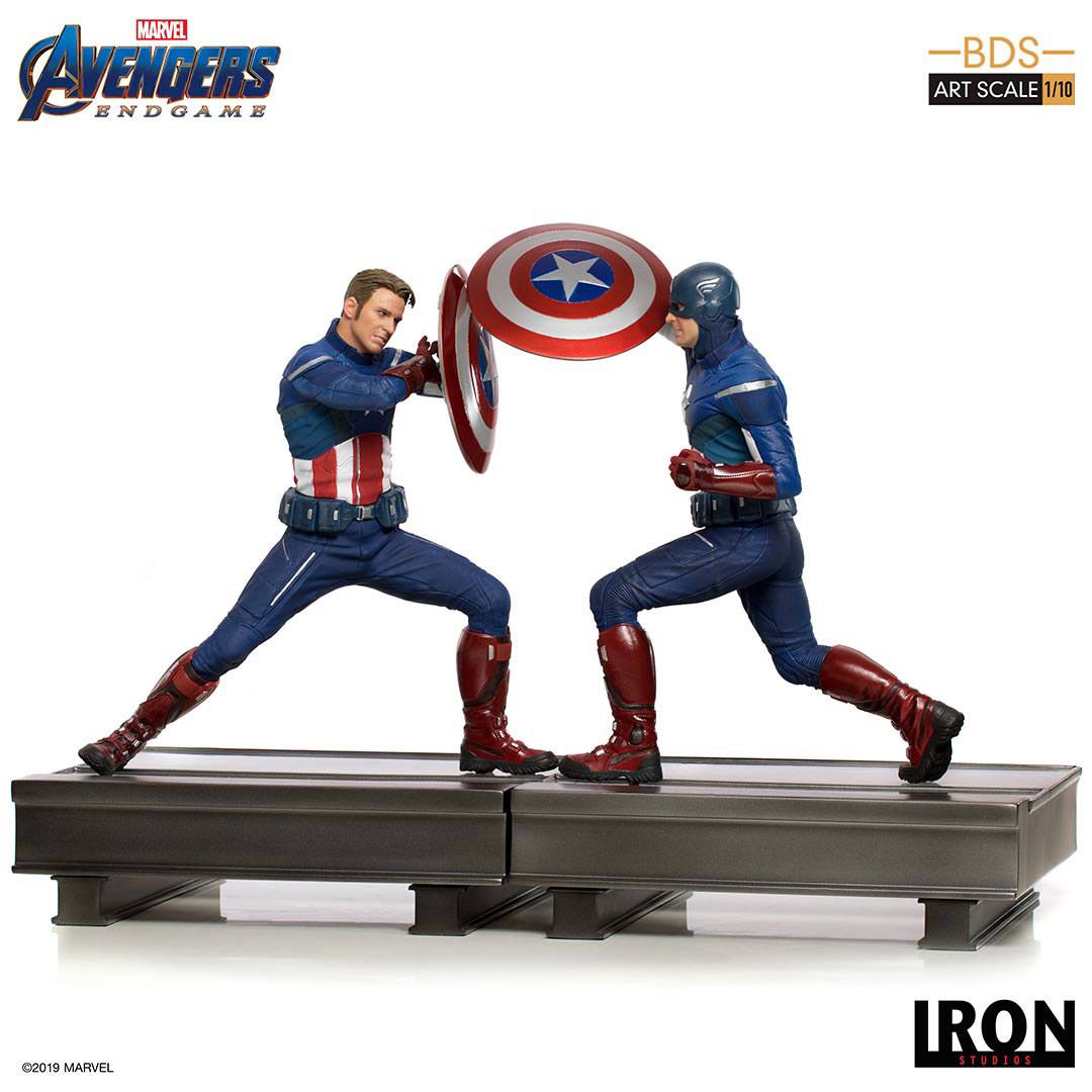 IRON STUDIO - Marvel - Avengers Endgame BDS Art Scale Statue 1:10 Captain America 21 cm