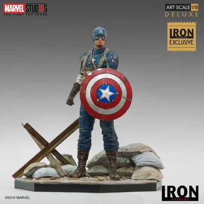 IRON STUDIO - Marvel - Comics BDS Art Scale Statue 1:10 Captain America First Avenger MCU 10 Years Event EXCLUSIVE