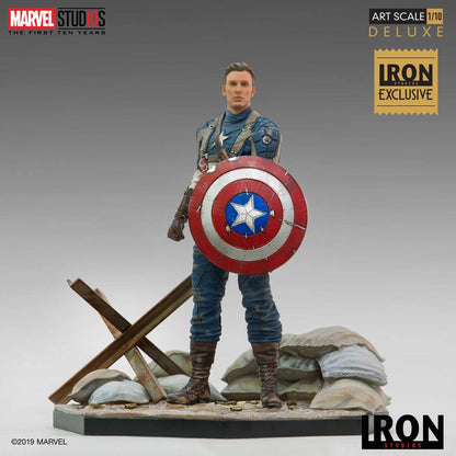 IRON STUDIO - Marvel - Comics BDS Art Scale Statue 1:10 Captain America First Avenger MCU 10 Years Event EXCLUSIVE