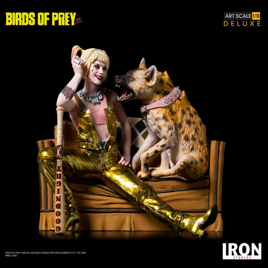 IRON STUDIO - Dc Comics - Birds of Prey DeLuxe Art Scale Statue 1:10 Harley Quinn & Bruce