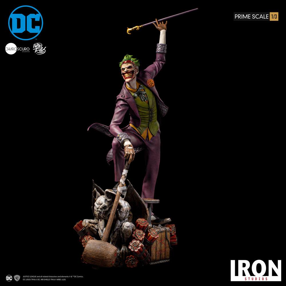 IRON STUDIO - Dc Comics - Prime Scale Statue 1:3 The Joker by Ivan Reis DCCDCG29520-13