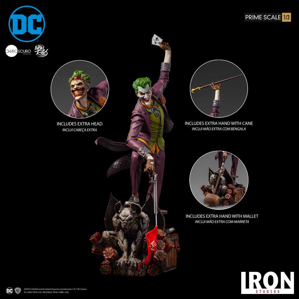 IRON STUDIO - Dc Comics - Prime Scale Statue 1:3 The Joker by Ivan Reis DCCDCG29520-13