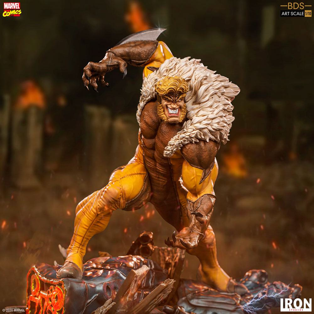 IRON STUDIO - Marvel - Comics BDS Art Scale Statue 1:10 Sabretooth